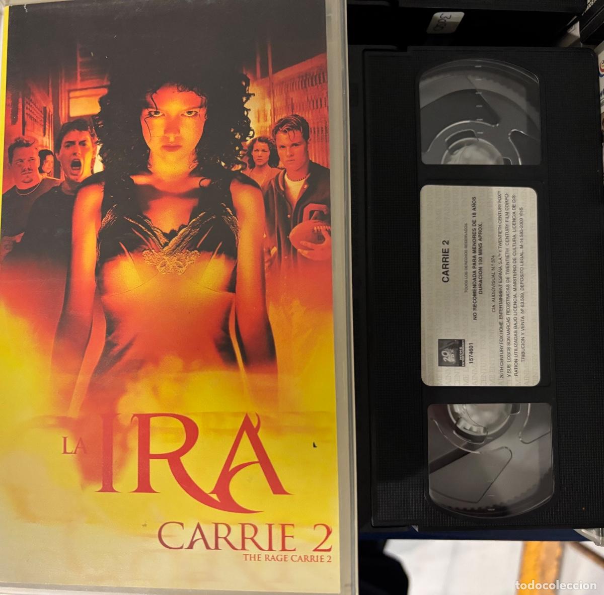 Cine: La ira Carrie 2 (Pelicula VHS)
