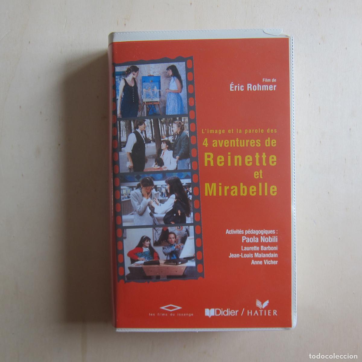 Cine: 4 AVENTURES DE REINETTE ET MIRABELLE - ERIC ROHMER (HATIER) VHS
