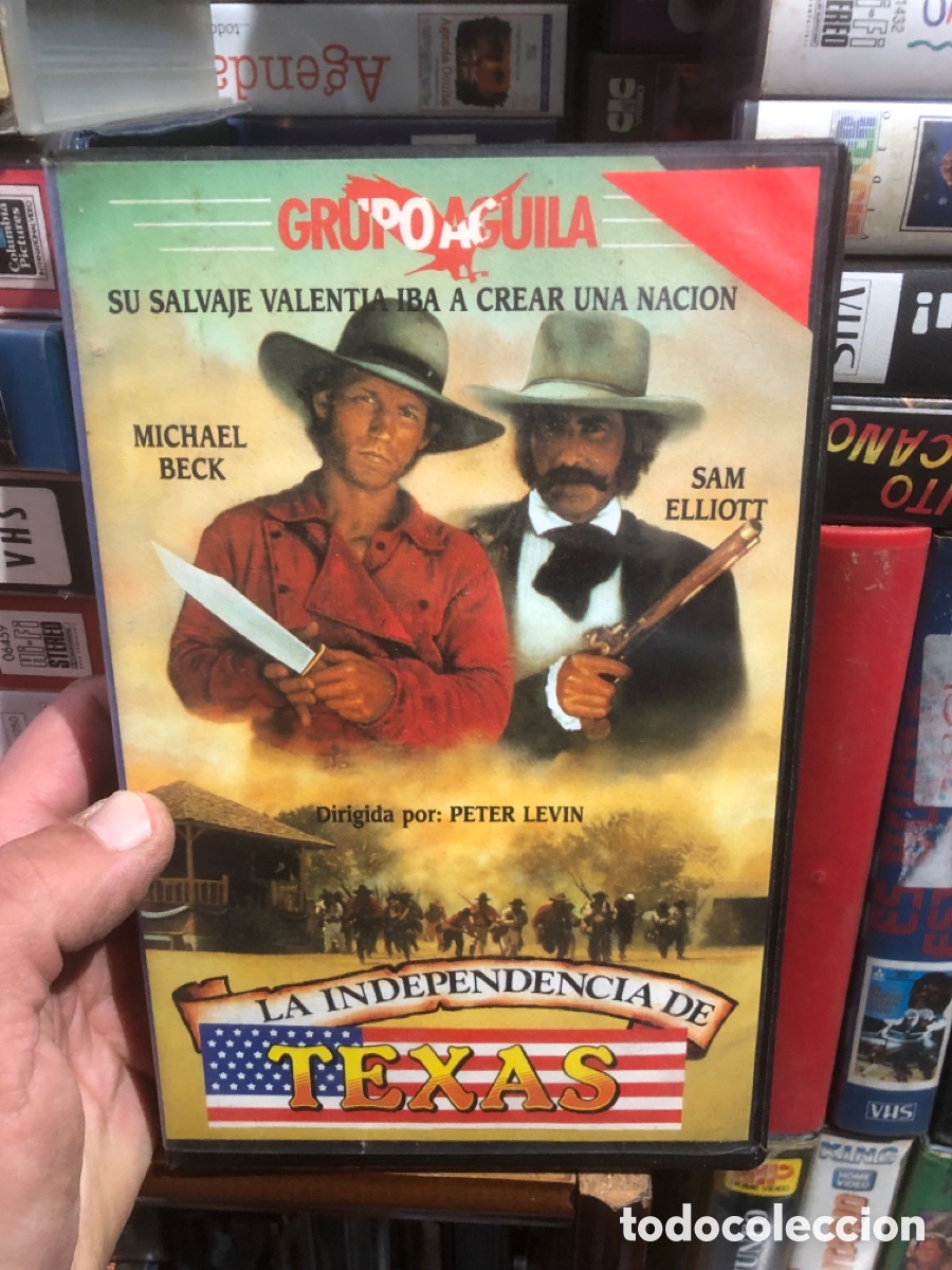 Cine: VHS V&Iacute;DEO CLUB LA INDEPENDENCIA DE TEXAS