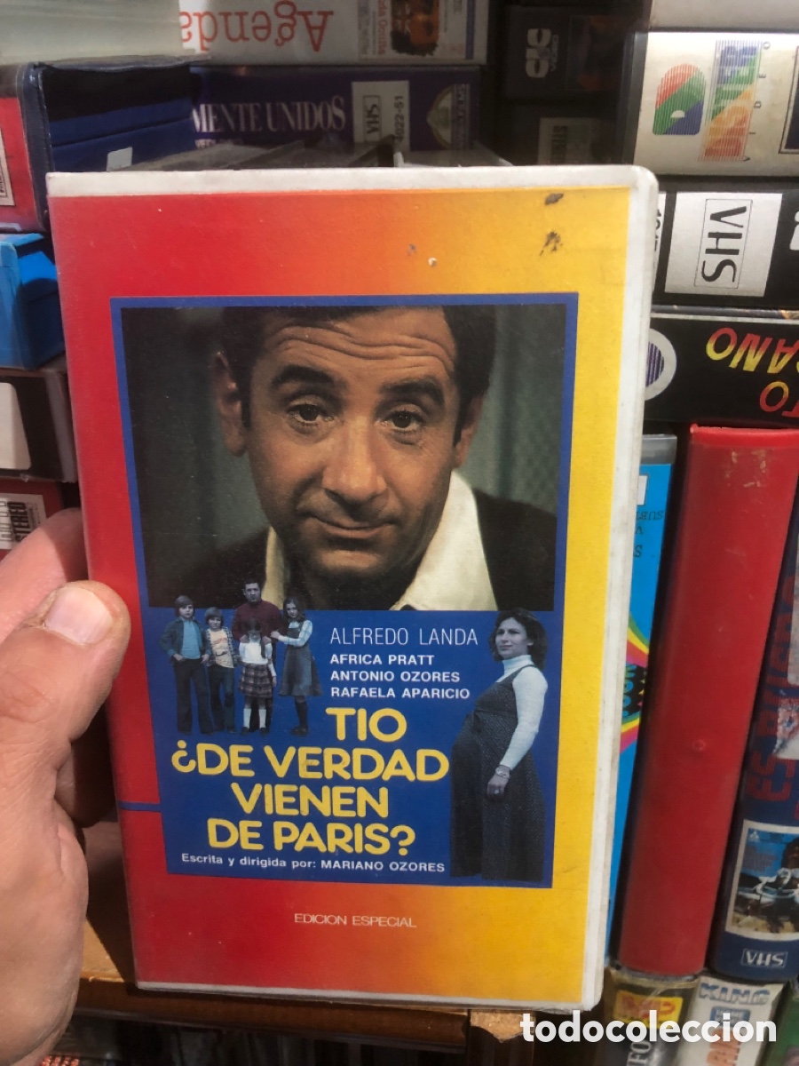 Cine: VHS T&Iacute;O DE VERDAD VIENEN DD PARIS