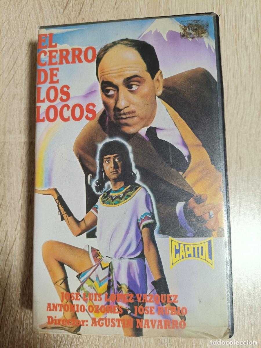 Cine: VHS - EL CERRO DE LOS LOCOS - Antonio Ozores, Jos&eacute; Luis L&oacute;pez V&aacute;zquez, Agust&iacute;n Navarro