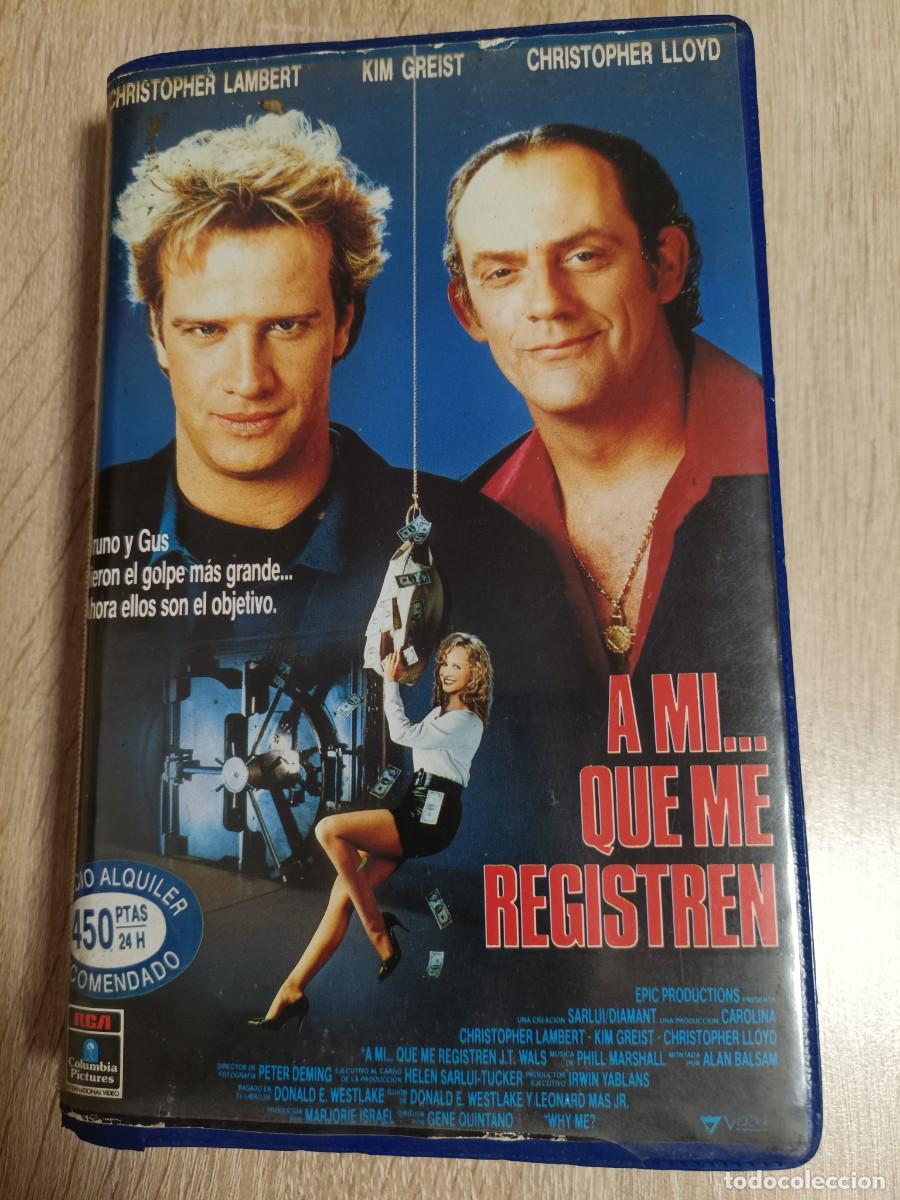Cine: VHS - A MI QUE ME REGISTREN - Christopher Lambert, Christopher Lloyd - ACCION, COMEDIA
