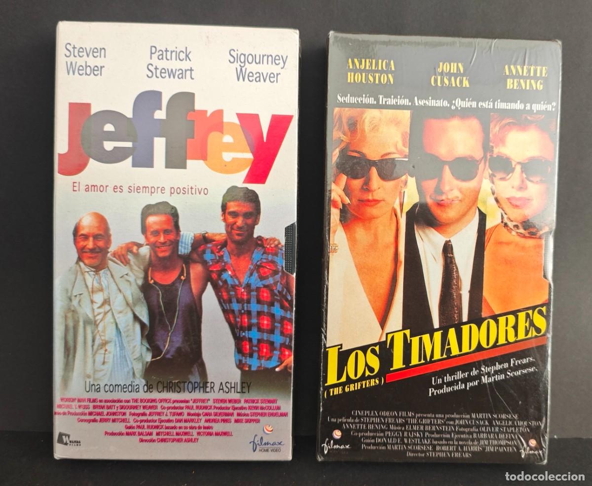 Cine: VHS PRECINTADOS LOTE Jeffrey + Los Timadores (The Grifters) COLECCIONISTA