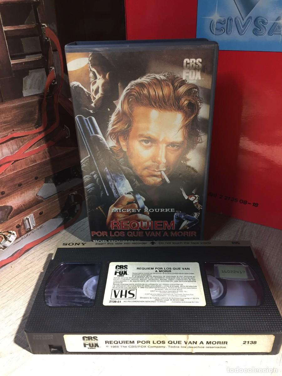Cine: Vhs Requiem por los que van a morir - Mickey Rourke