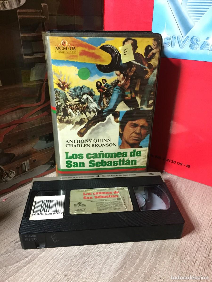 Cine: Vhs Los ca&ntilde;ones de San Sebastian - Charles Bronson - ref E
