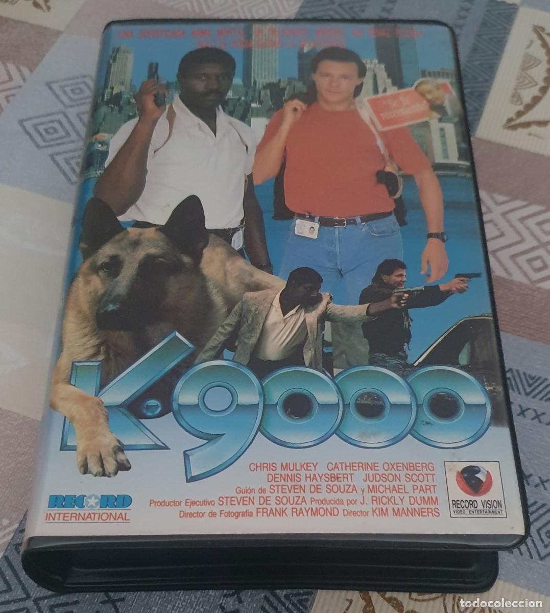 Cine: Pel&iacute;cula Vhs K 9000. Editada por Record Vision V&iacute;deo en 1990. Videoclub alquiler.