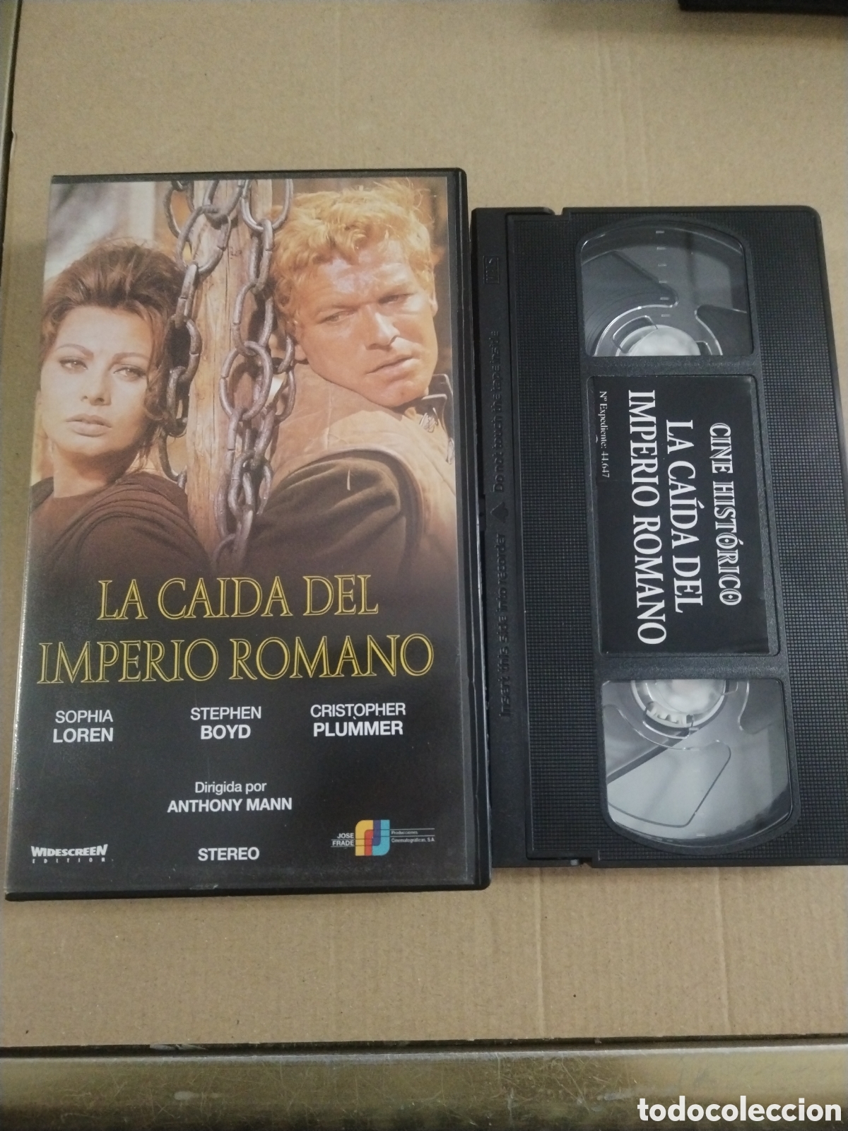 Cine: LA CAIDA DEL IMPERIO ROMANO. VHS