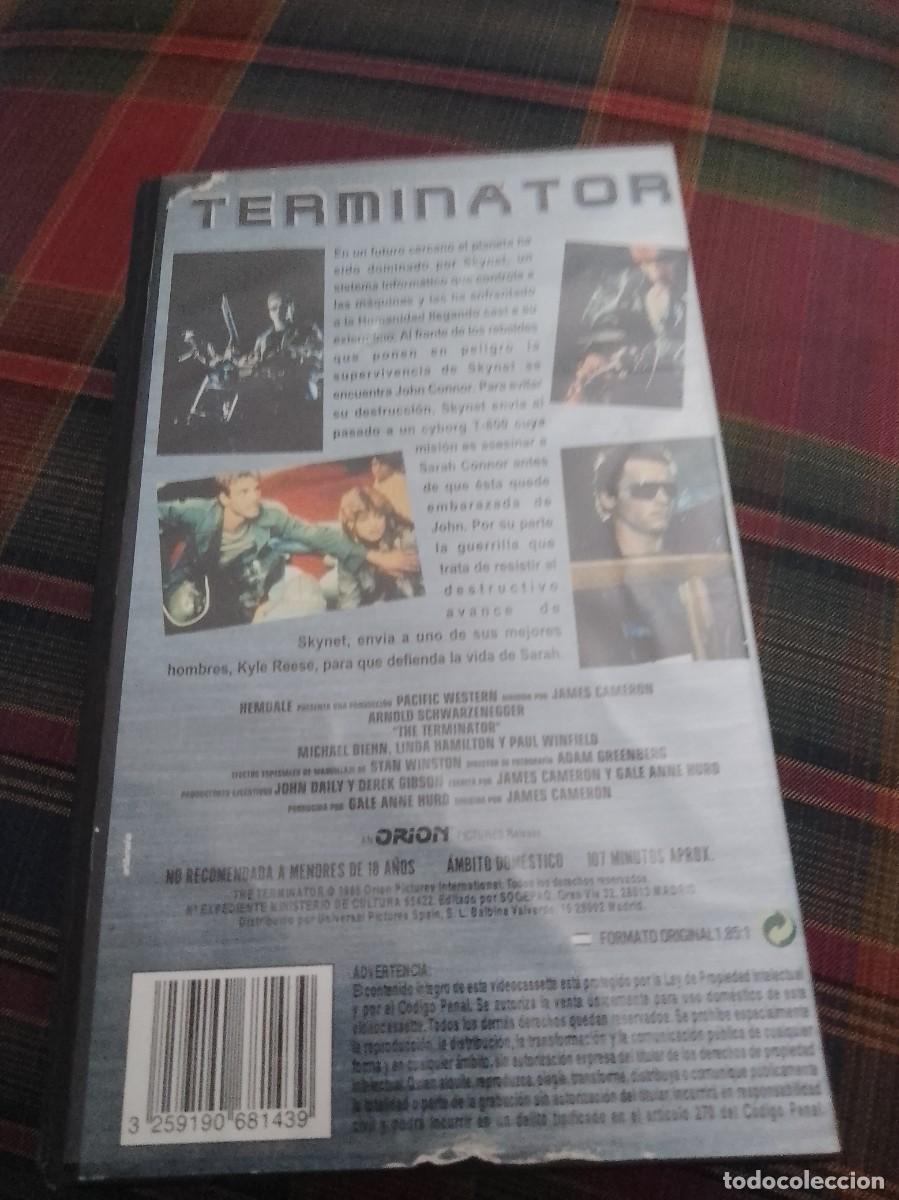 Cine: Terminator vhs rrareza - Foto 3