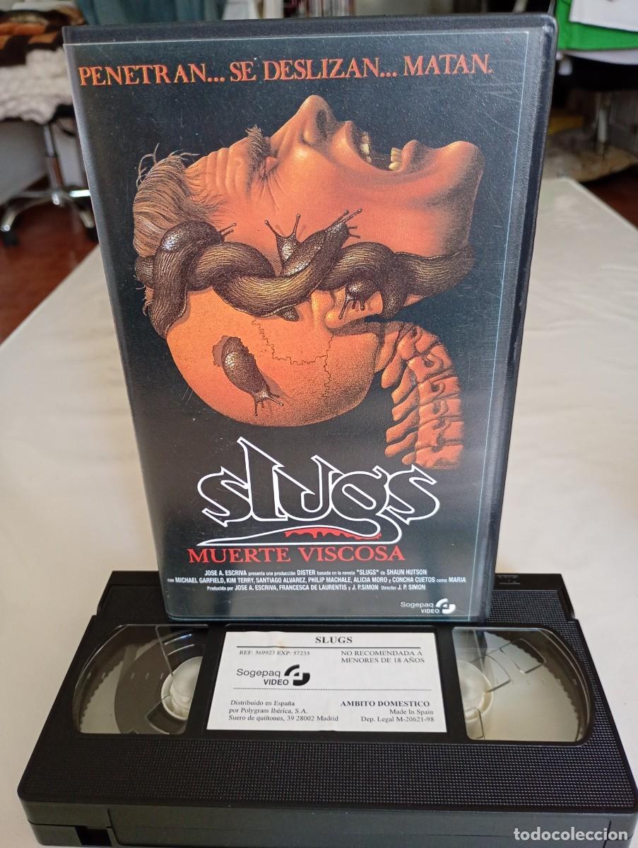 Cinema: SLUGS, MUERTE VISCOSA. VHS ORIGINAL. &Uacute;NICA EN SU EDICI&Oacute;N