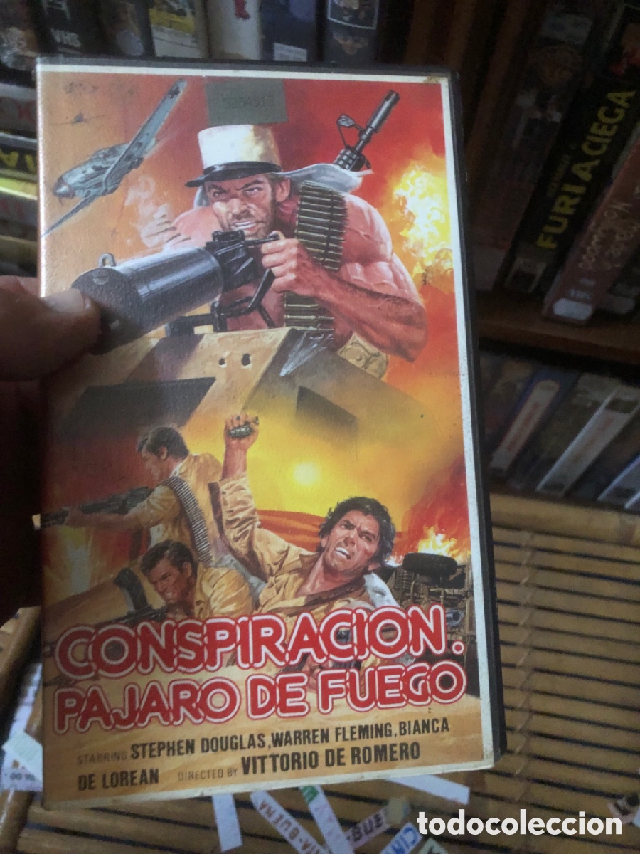 Cine: VHS V&Iacute;DEO CLUB CONSPIRACI&Oacute;N P&Aacute;JARO DE FUEGO