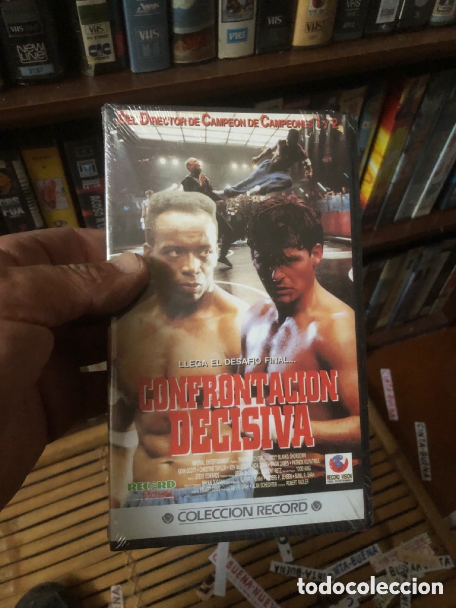 Cine: VHS R&Eacute;CORD VISI&Oacute;N CONFRONTACI&Oacute;N DECISIVA PRECINTADA