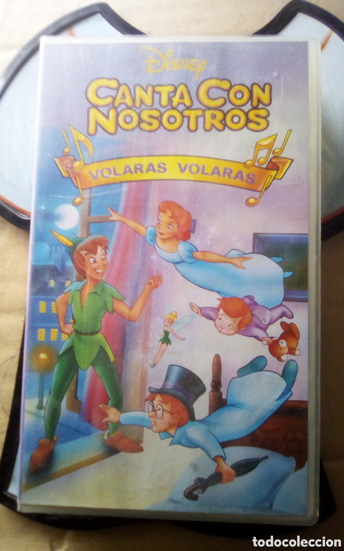 Cine: Estuche vacio VHS. Disney: canta con nosotros. Volar&aacute;s volar&aacute;s. A&ntilde;o 1992.