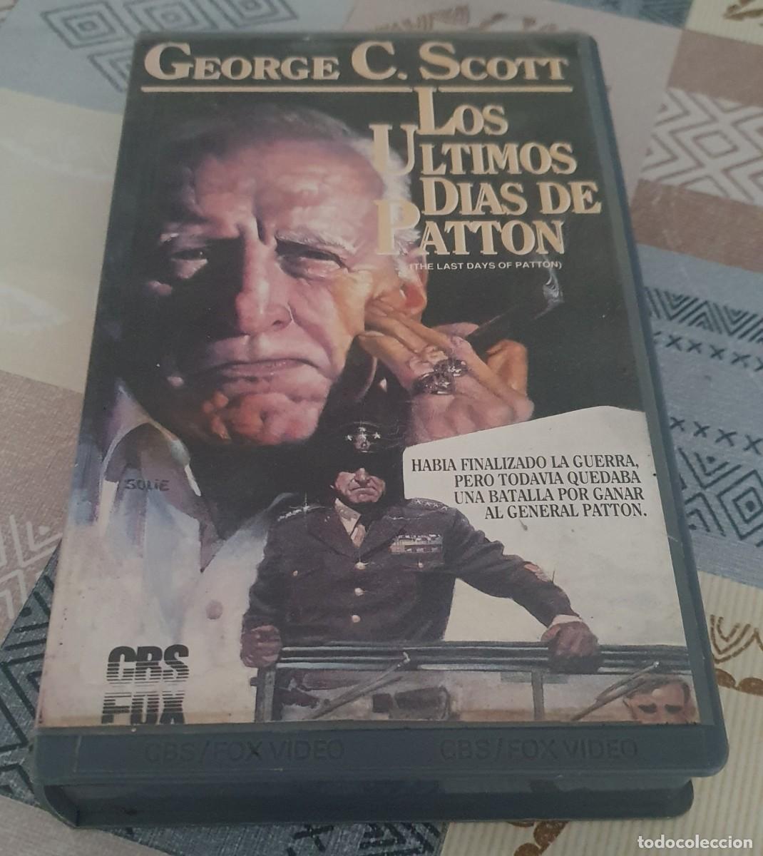 Cine: Pel&iacute;cula Vhs Los &Uacute;ltimos D&iacute;as de Patton. George C. Scott. Cbs Fox V&iacute;deo 1988. Videoclub alquiler.