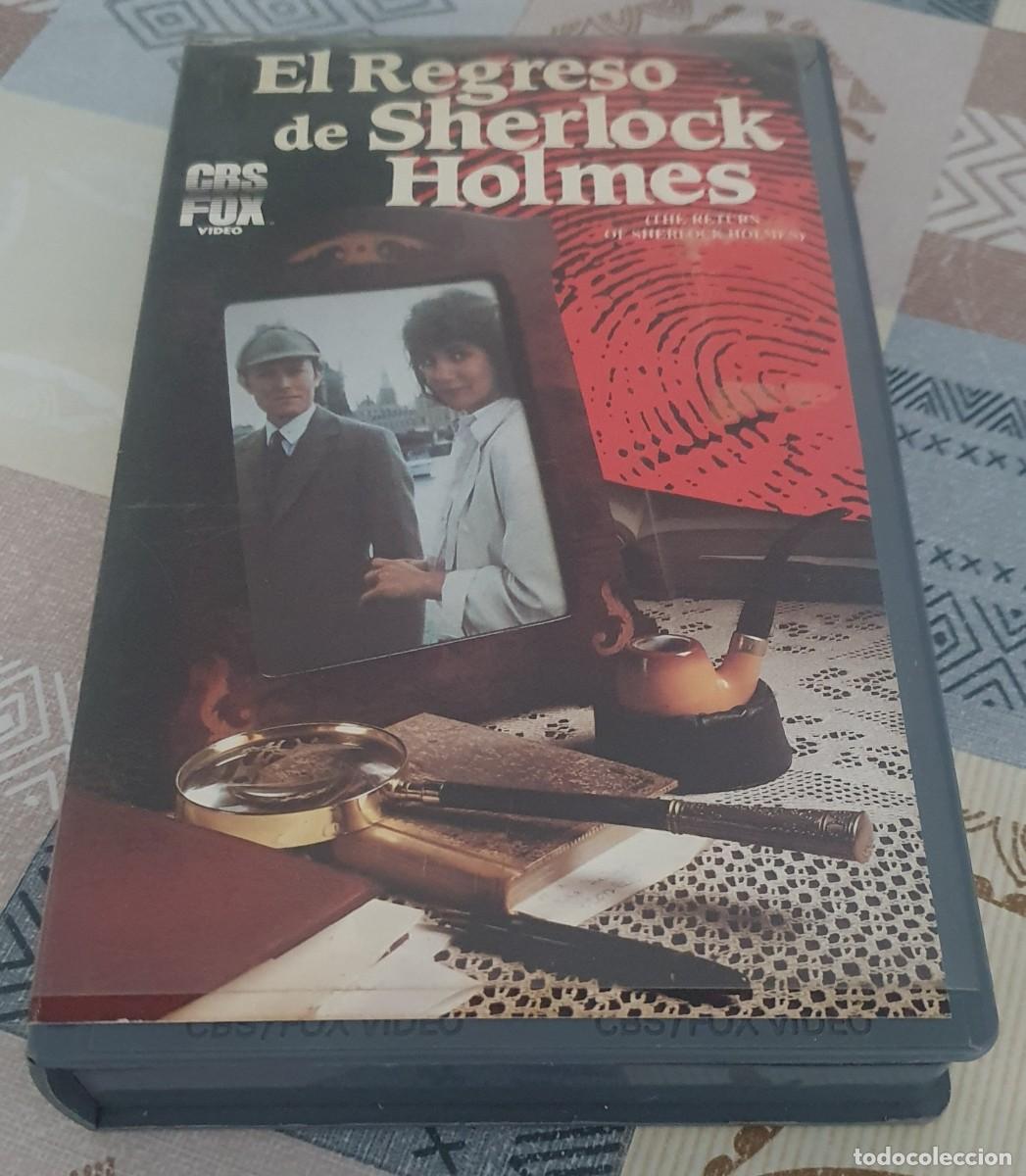 Cine: Pel&iacute;cula Vhs El Regreso de Sherlock Holmes. Editada por Cbs Fox V&iacute;deo en 1986. Videoclub alquiler.