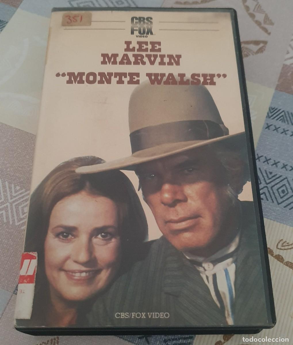 Cine: Pel&iacute;cula Vhs Monte Walsh. Lee Marvin. Jeanne Moreau. Cbs Fox V&iacute;deo 1984. Videoclub alquiler.