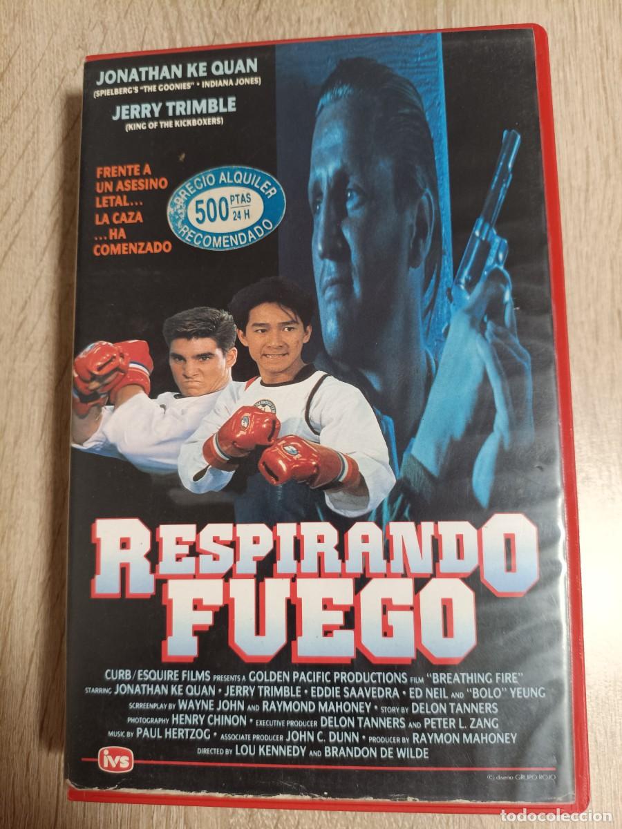 Cine: VHS - RESPIRANDO FUEGO - Jerry Trimble, Bolo Yeung - ACCION, ARTES MARCIALES - UNICA EN TC