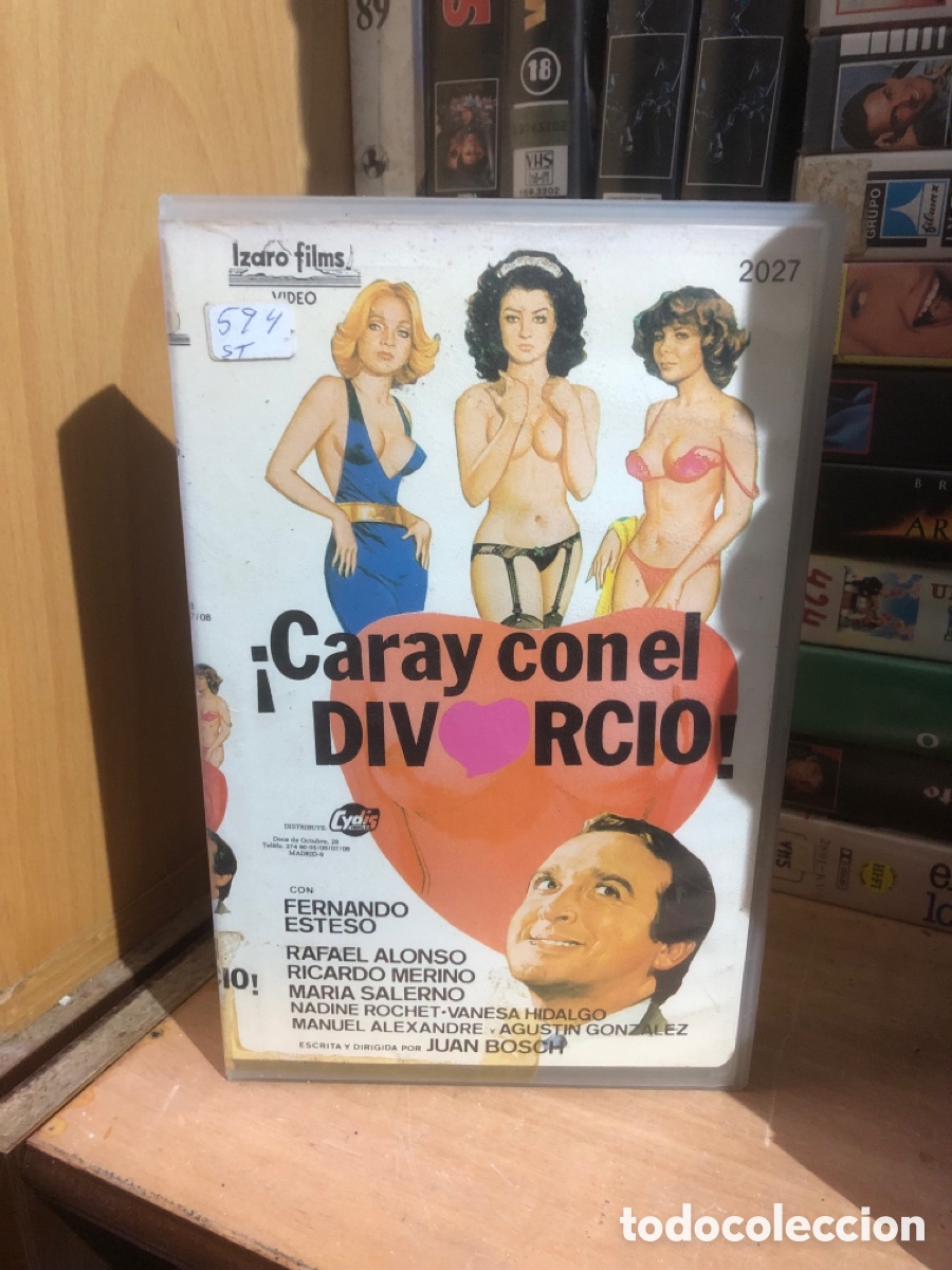 Cine: VHS V&Iacute;DEO CLUB CARAY CON EL DIVORCIO