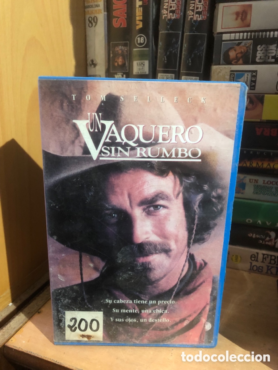 Cine: VHS V&Iacute;DEO CLUB UN VAQUERO SIN RUMBO