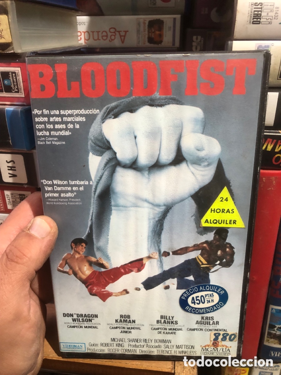 Cine: VHS V&Iacute;DEO CLUB BLOODFIST