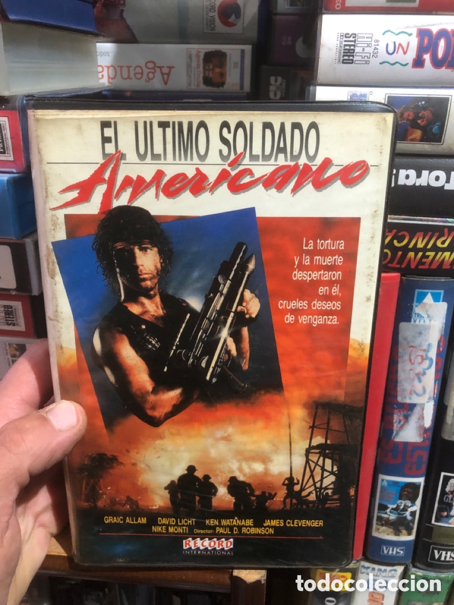Cine: VHS V&Iacute;DEO CLUB EL &Uacute;LTIMO SOLDADO AMERICANO