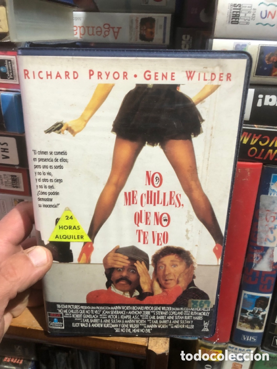 Cine: VHS V&Iacute;DEO CLUB NO ME CHILLES QUE NO TE VEO