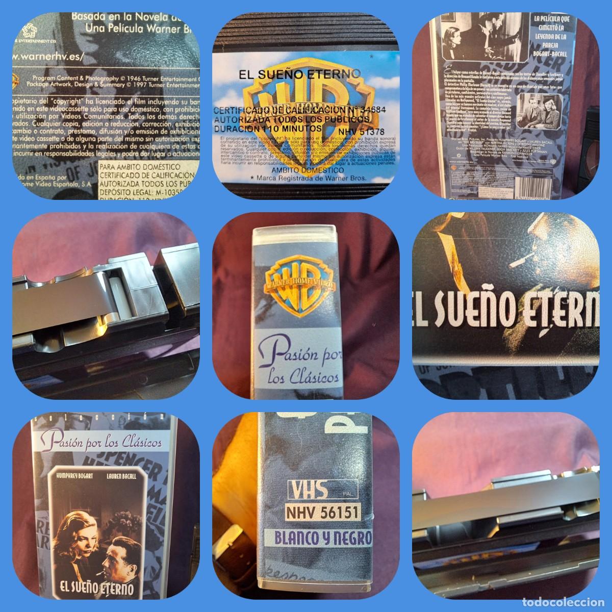 Cine: VHS &ndash; EL SUE&Ntilde;O ETERNO (The Big Sleep,1946).HOWARD HAWKS.