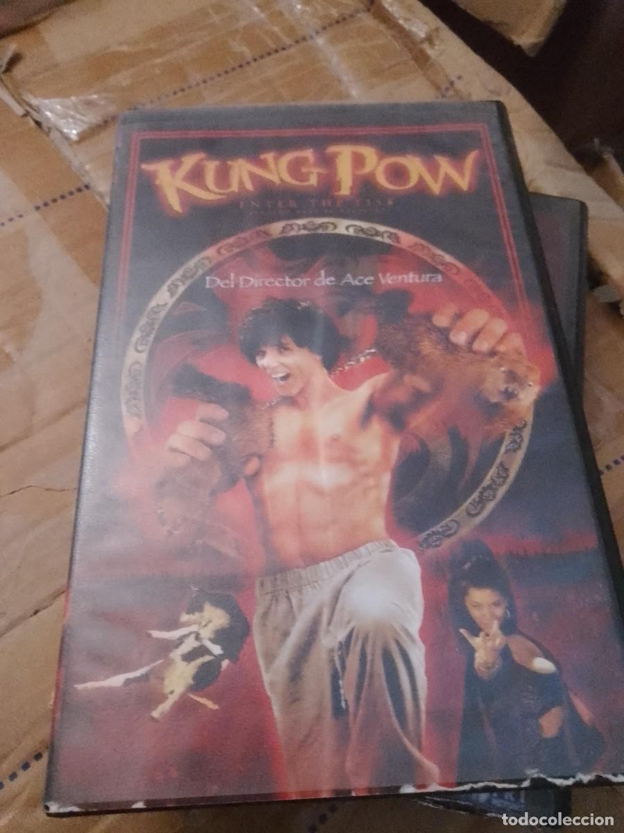 Cine: Kung fu pow vhs caja grande vhs rrareza