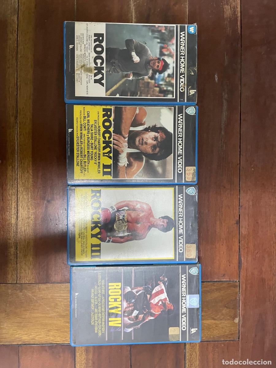 Cine: Rocky 1,2,3 y 4 primeras ediciones VHS numeradas
