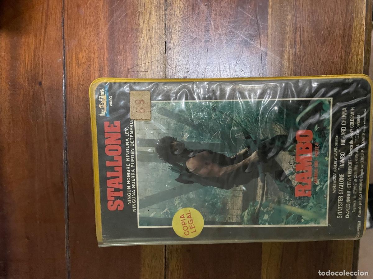 Cine: Rambo y Rambo el acorralado VHS numeradas edici&oacute;n especial