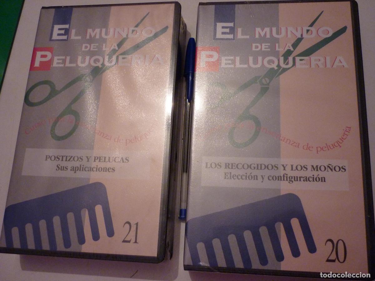 Cine: DOS CINTAS VHS DE EL MUNDO DE LA PELUQUER&Iacute;A- POSTIZOS, PELUCAS, RECOGIDOS Y MO&Ntilde;OS--AYALA MISI&Oacute;N