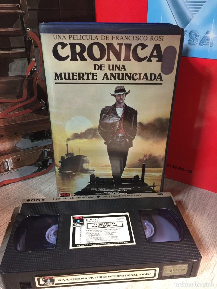 Cine: Vhs Cronica de una muerte anunciada