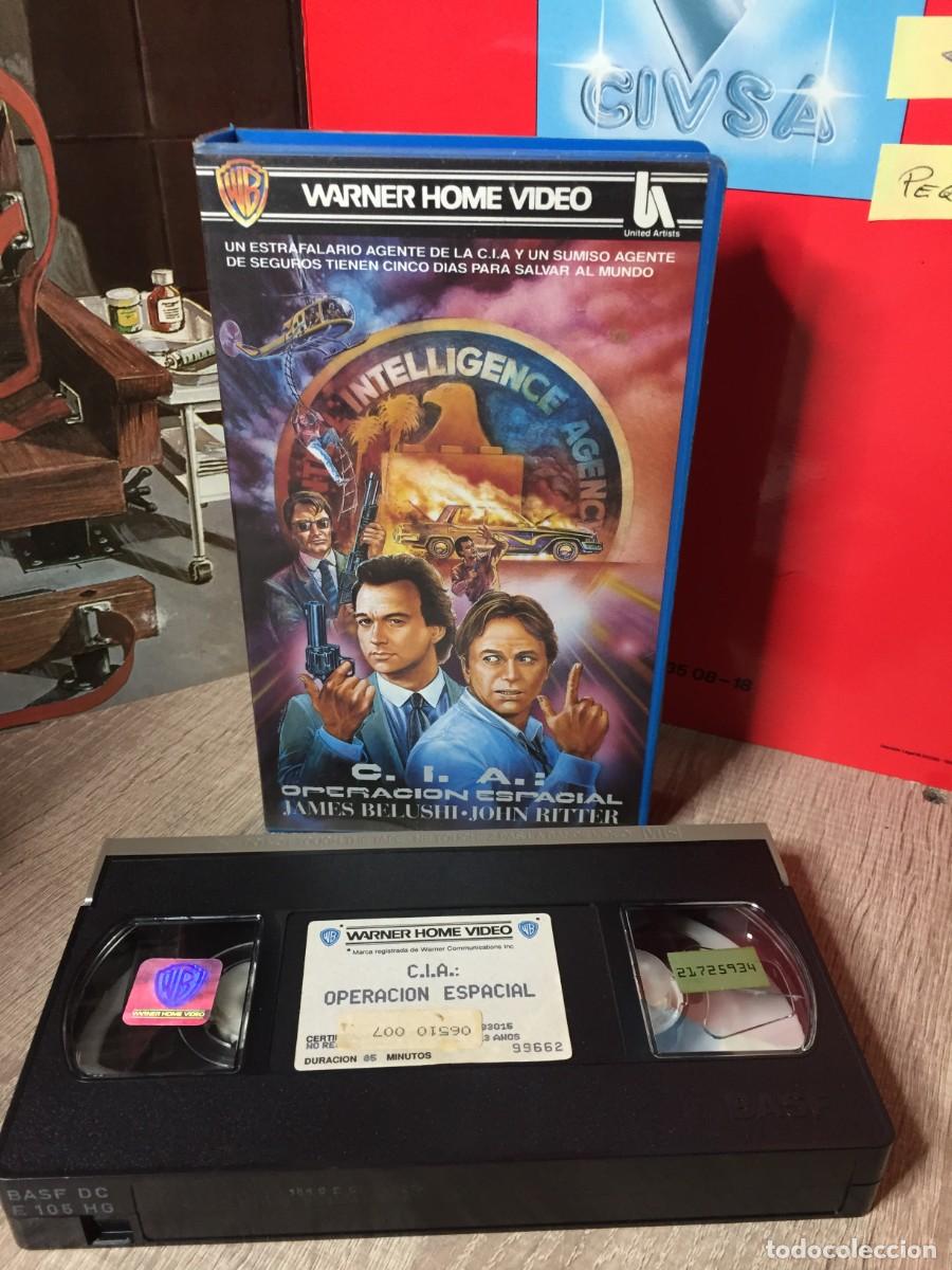 Cine: Vhs CIA operacion espacial - Ames Belushi, John Ritter