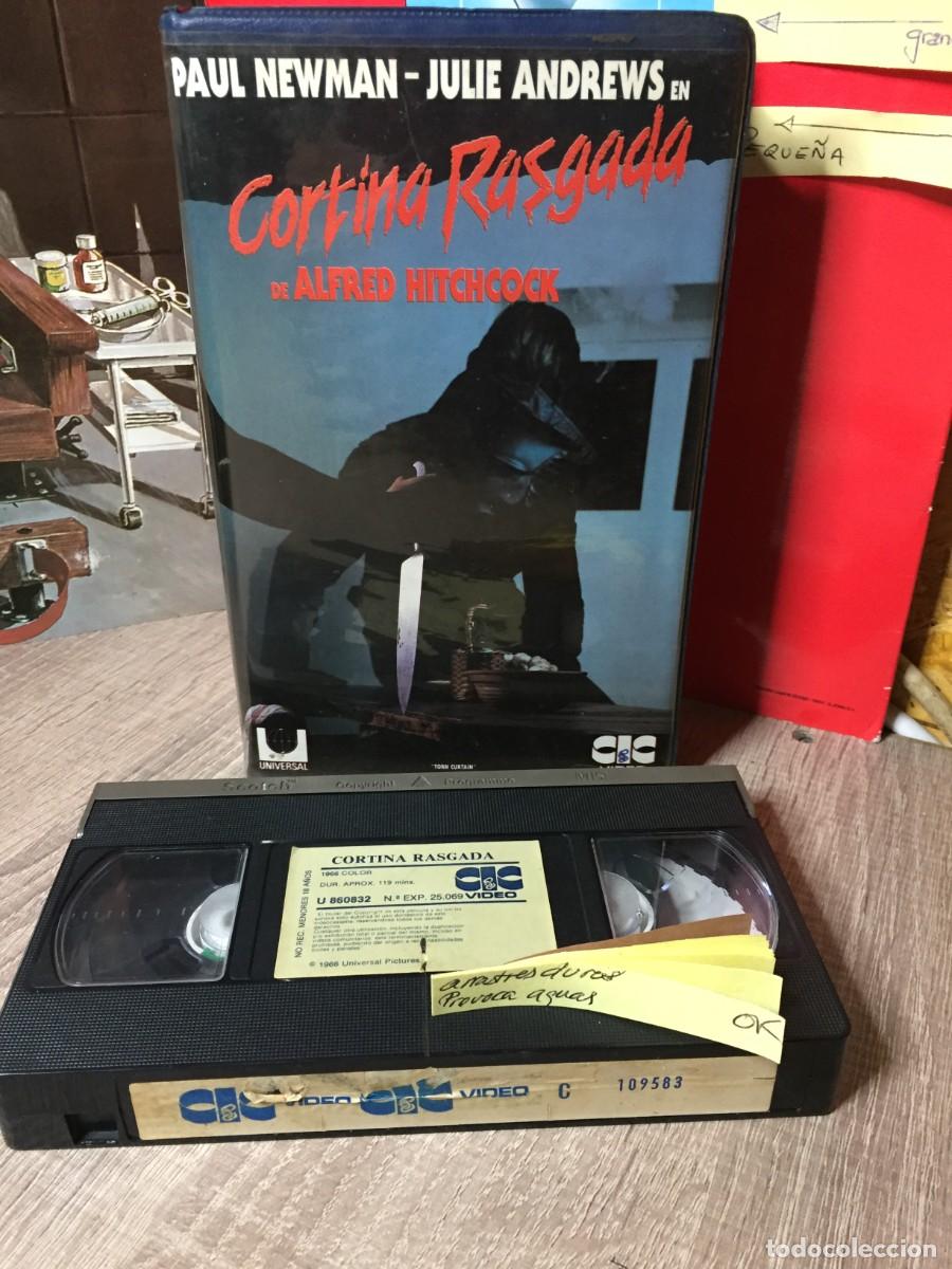 Cine: Vhs Cortina rasgada - Alfred hitchcock