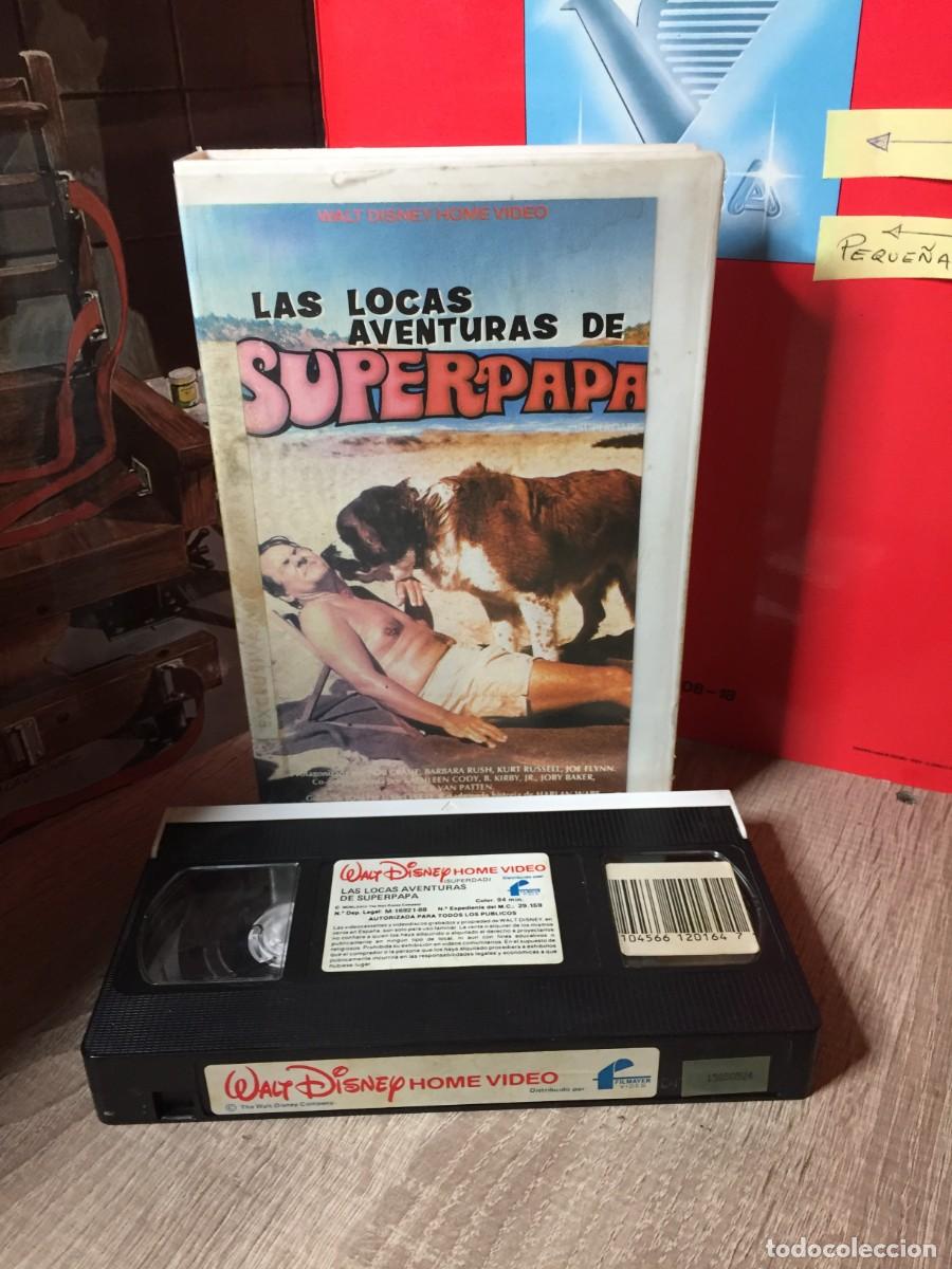Cine: Vhs Las locas aventuras de superpapa - Disney