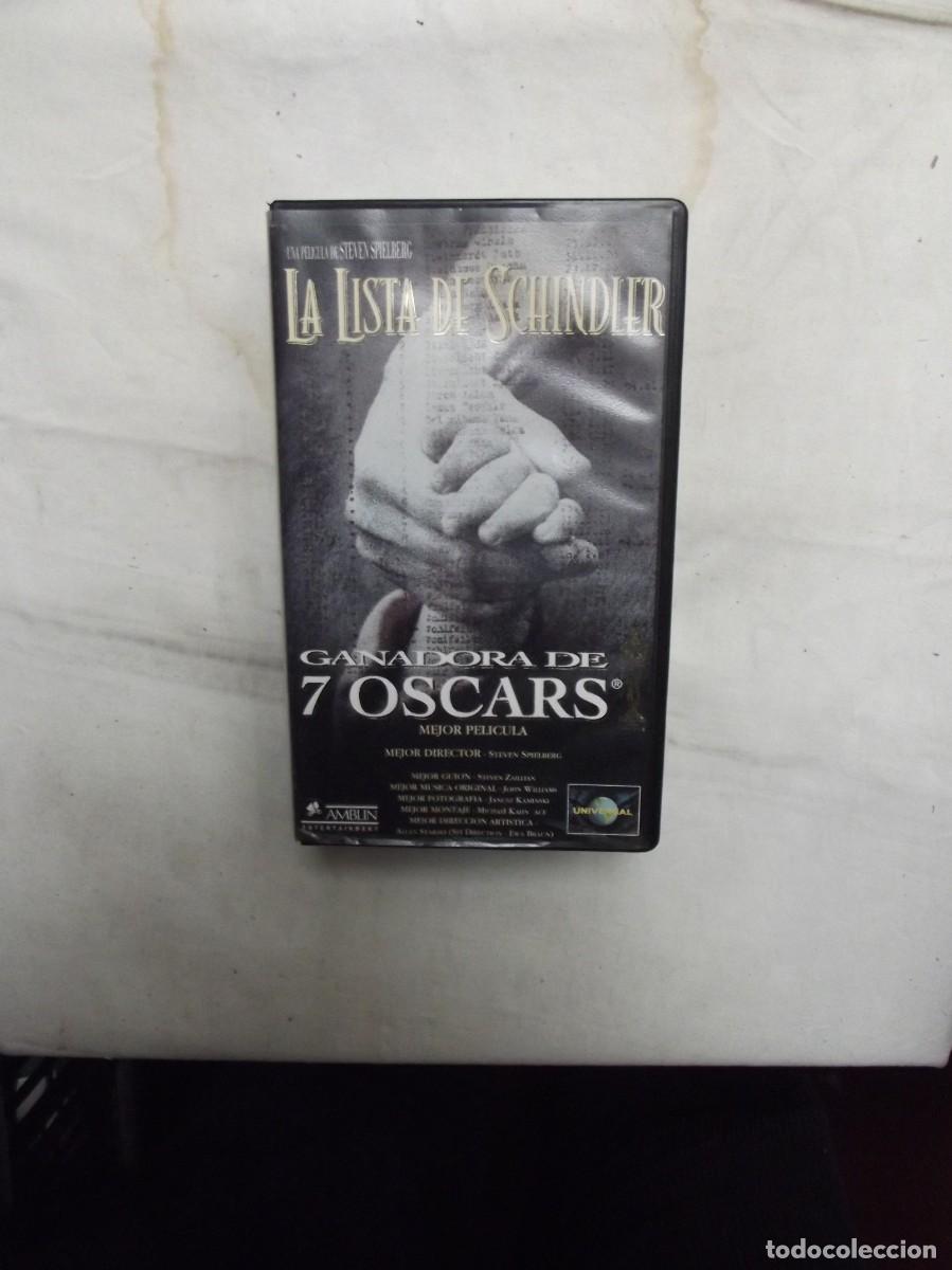 Cine: VHS LA LISTA DE SCHINDLER ( GANADORA DE 7 OSCARS )