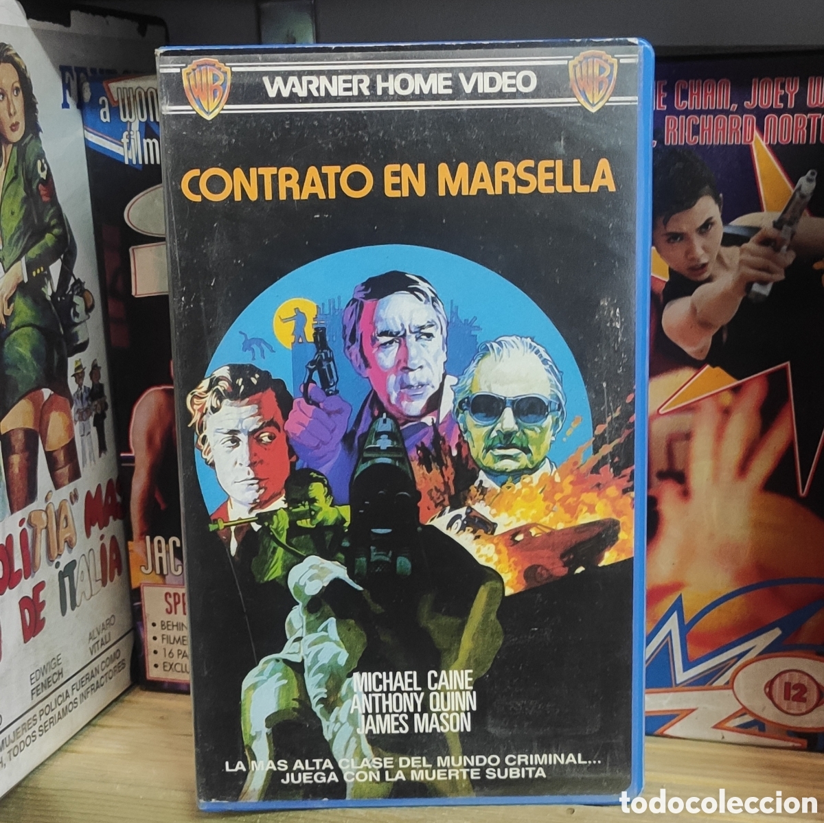 Cinema: CONTRATO EN MARSELLA VHS ORIGINAL WARNER | Michael Caine | Coleccionista