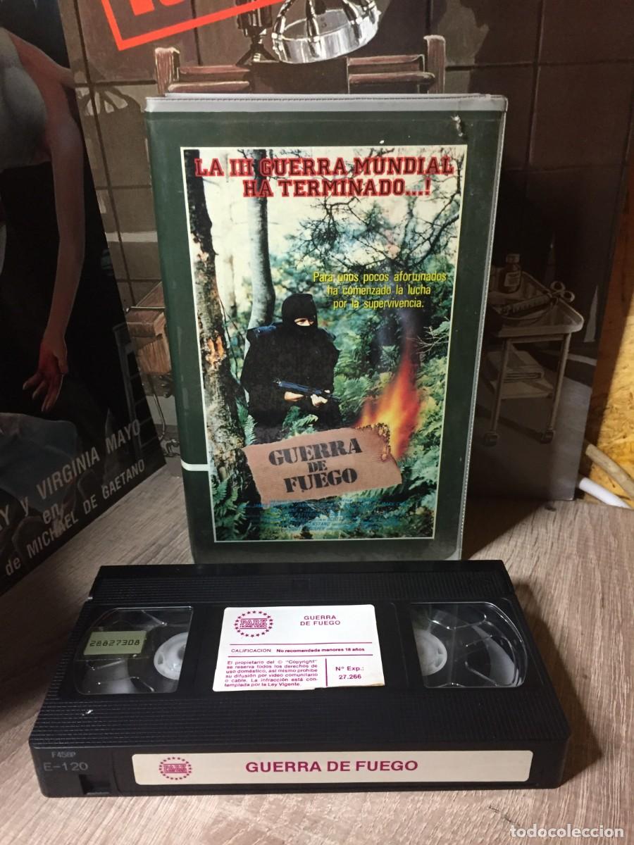 Cine: Vhs Guerra de fuego la tercera guerra mundial ha acabado...