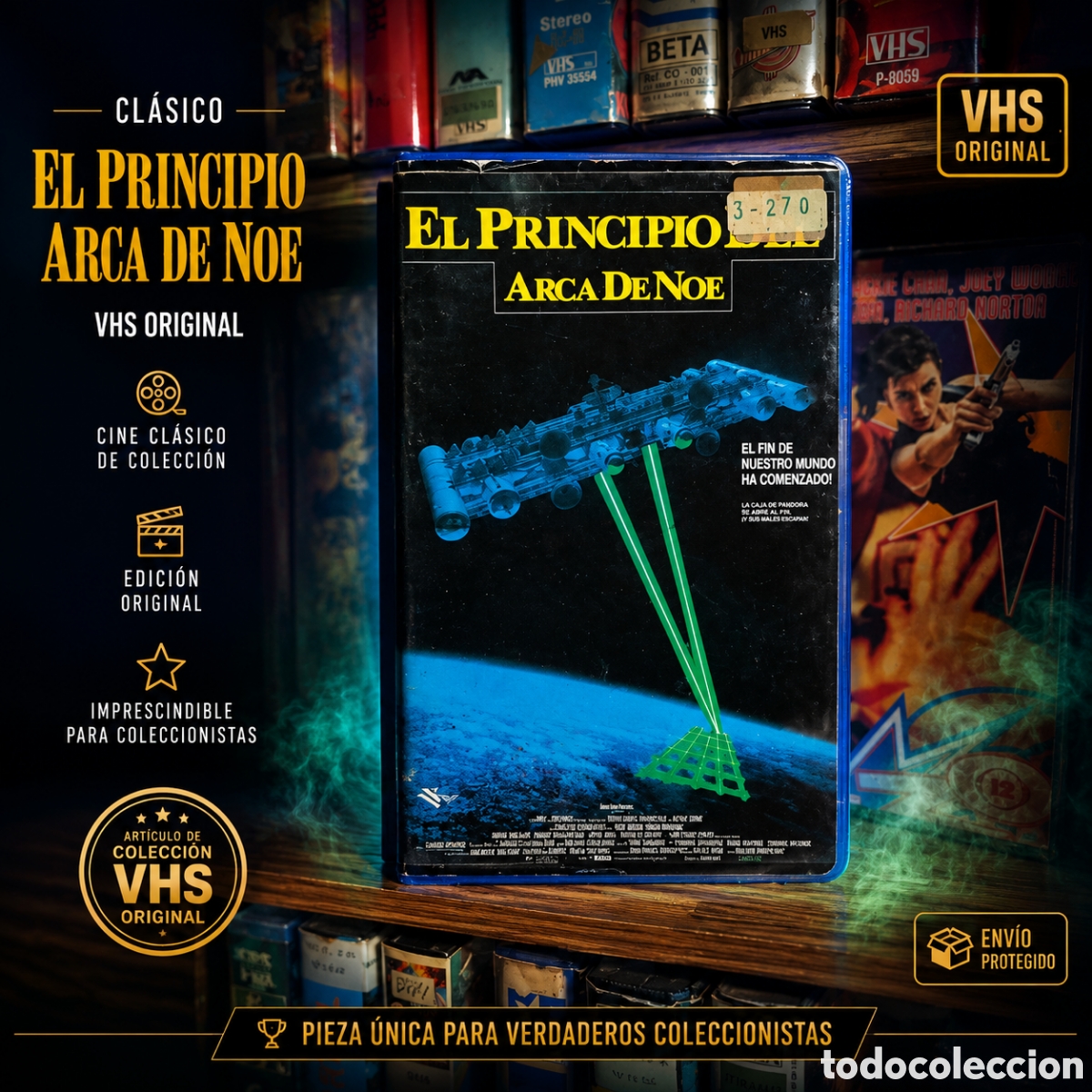 Cine: VHS El Principio del Arca de No&eacute; | Ciencia Ficci&oacute;n 80s | Coleccionista