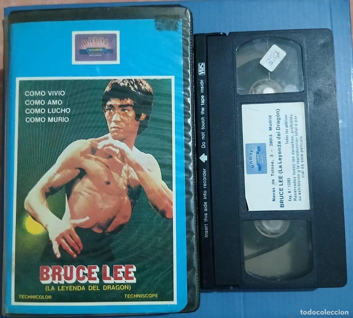 Cine: BRUCE LEE LA LEYENDA DEL DRAG&Oacute;N &bull; Artes Marciales &bull; VHS