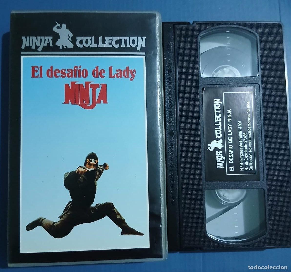 Cine: EL DESAF&Iacute;O DE LADY NINJA &bull; ARTES MARCIALES &bull; VHS