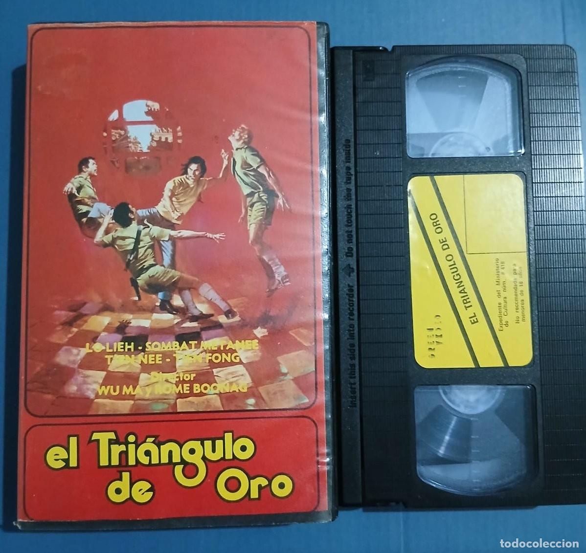 Cine: EL TRI&Aacute;NGULO DE ORO &bull; ARTES MARCIALES &bull; VHS