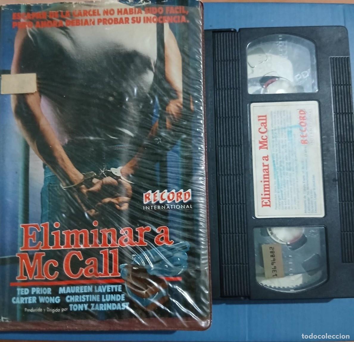 Cine: ELIMINAR A MC CALL &bull; Tony Zarindast, Ted Prior &bull; VHS