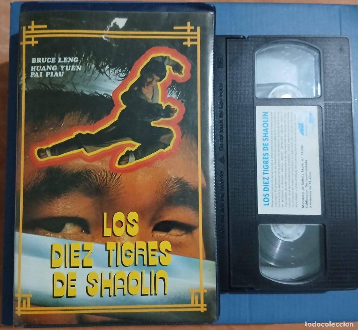 Cine: LOS DIEZ TIGRES DE SHAOLIN &bull; ARTES MARCIALES &bull; VHS