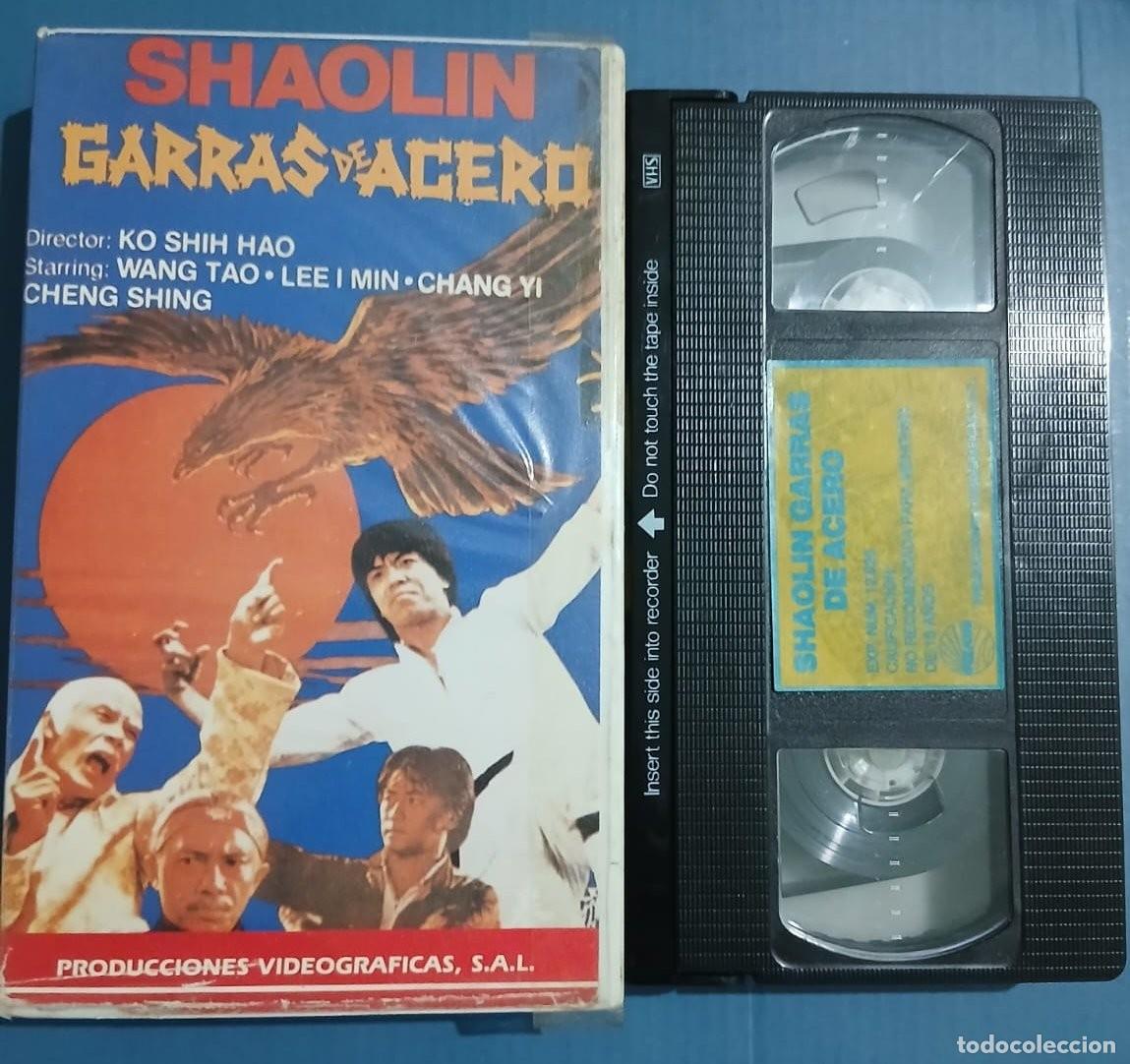 Cine: SHAOL&Iacute;N GARRAS DE ACERO &bull; ARTES MARCIALES &bull; VHS