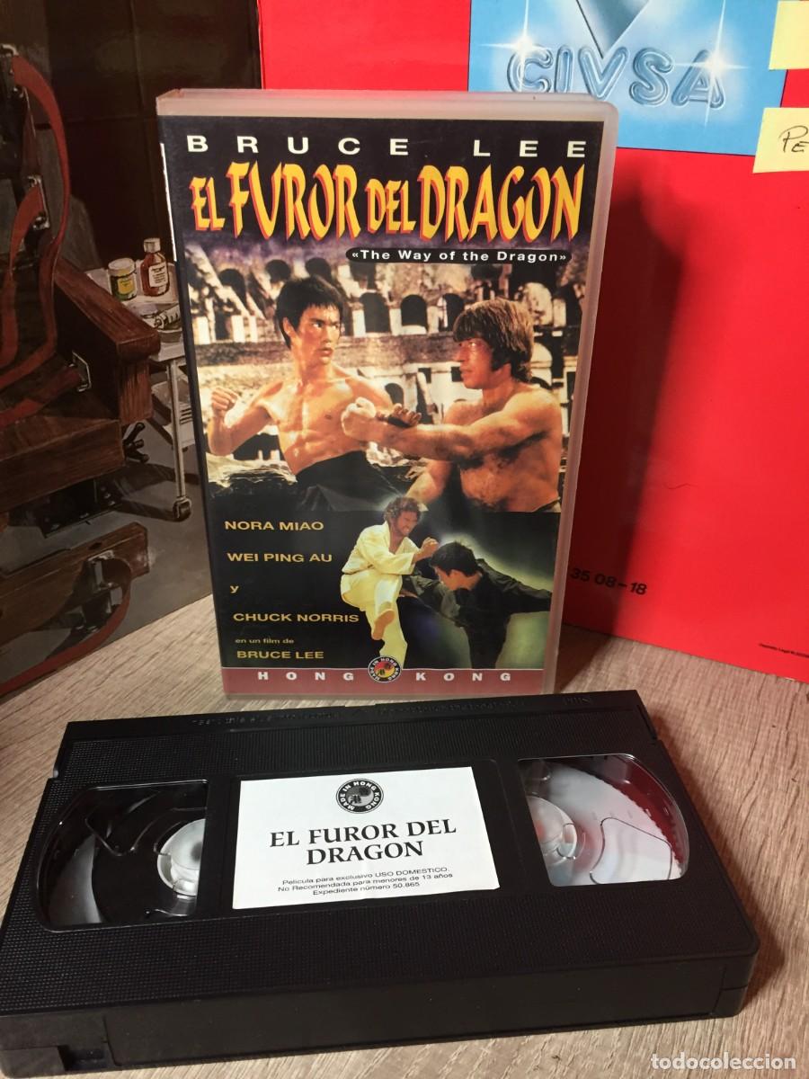 Cine: Vhs El furor del dragon - Bruce Lee - edc. Hong kong