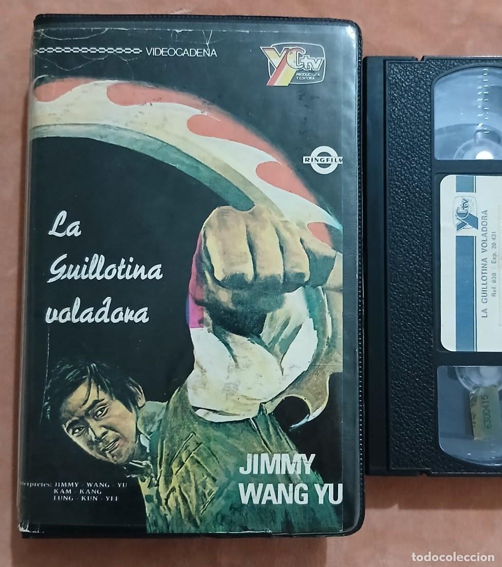 Cine: LA GUILLOTINA VOLADORA &bull; JIMMY WANG YU &bull; ARTES MARCIALES &bull; VHS