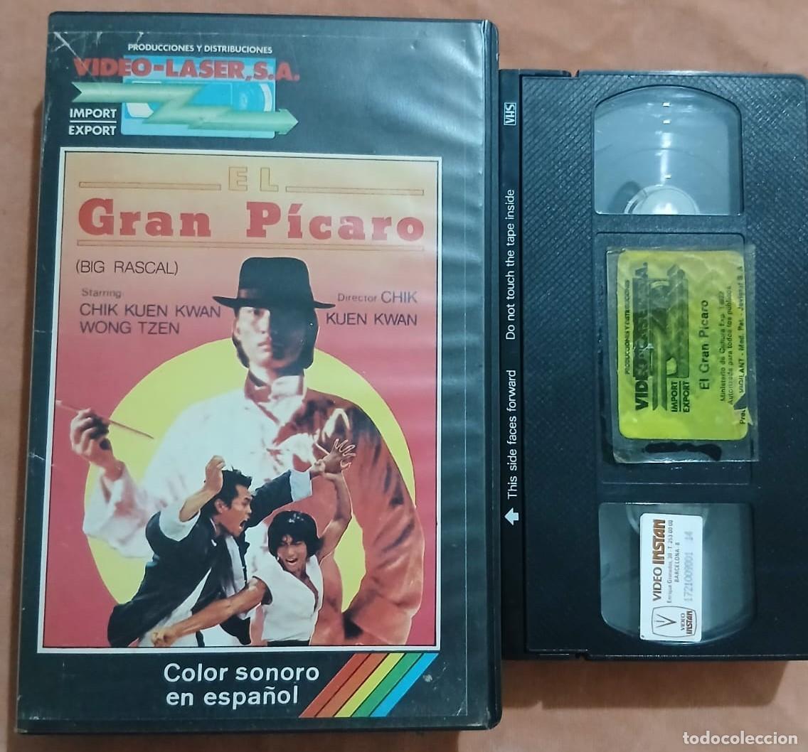 Cine: EL GRAN P&Iacute;CARO (Big Rascal) &bull; Chik Kuen Kwan, Wong Tzen &bull; ARTES MARCIALES &bull; VHS