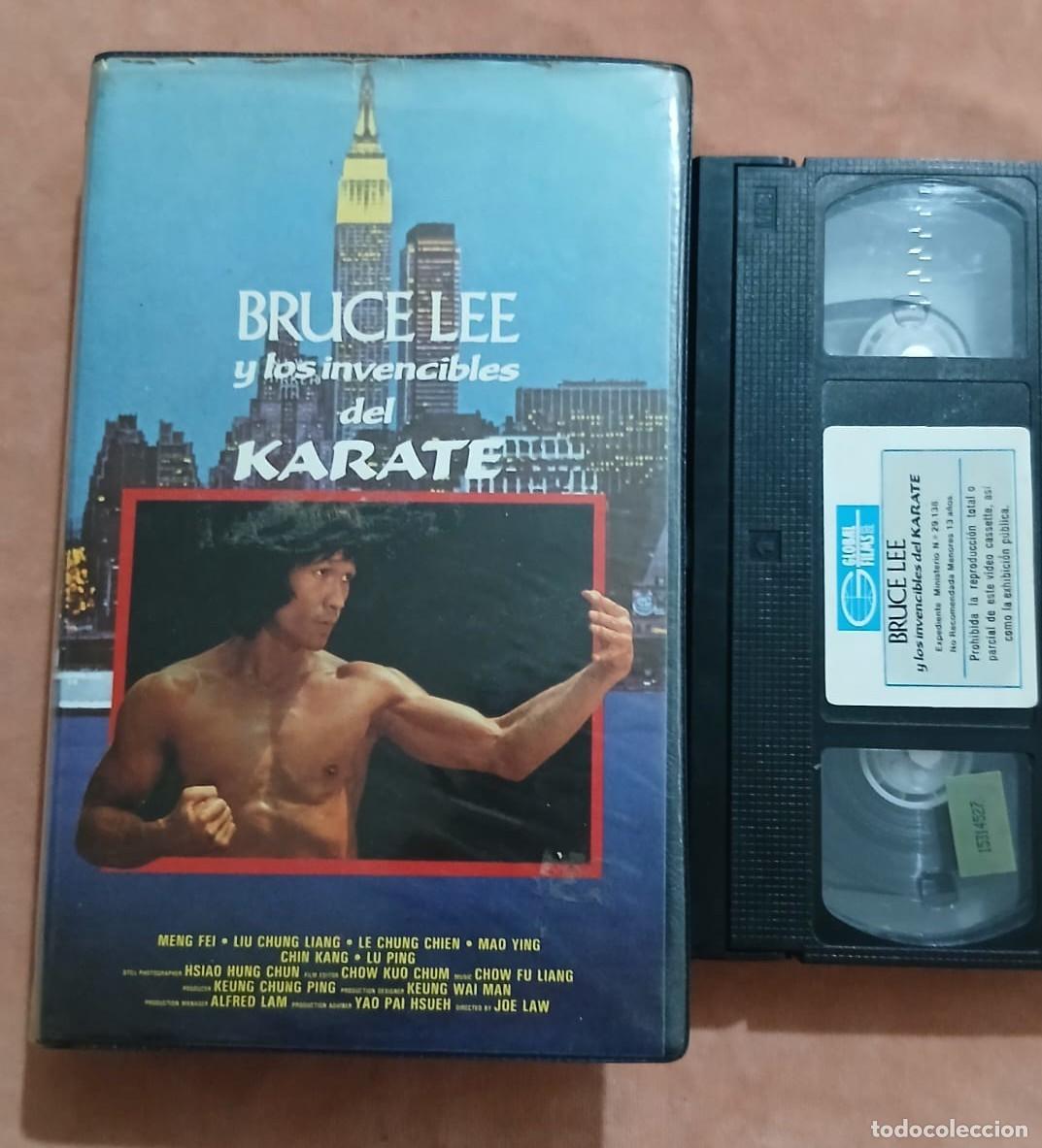 Cine: BRUCE LEE Y LOS INVENCIBLES DEL KARATE &bull; ARTES MARCIALES &bull; VHS