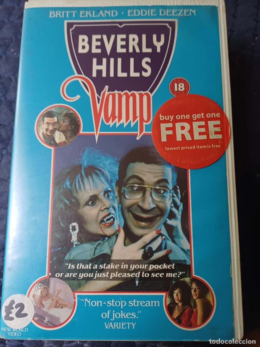 Cine: Beverly Hills Vamp. 1989. Britt Ekland, Eddie Deezen, Michelle Bauer, Debra Lamb.
