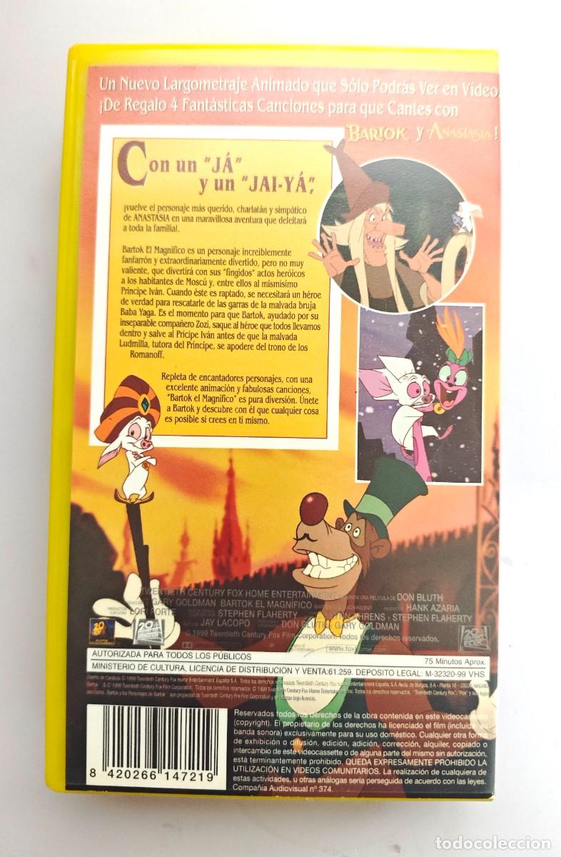 Cine: Lote VHS Nostalgia Infantil A&ntilde;os 90 PAL Espa&ntilde;ol | Anastasia, Bartok, Matilda, Jumanji, Casper